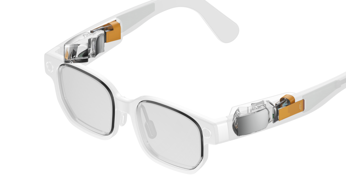 CREAL light field technology enables AR glasses with real depth in the digital content, prescription compatibility and transparent lens.